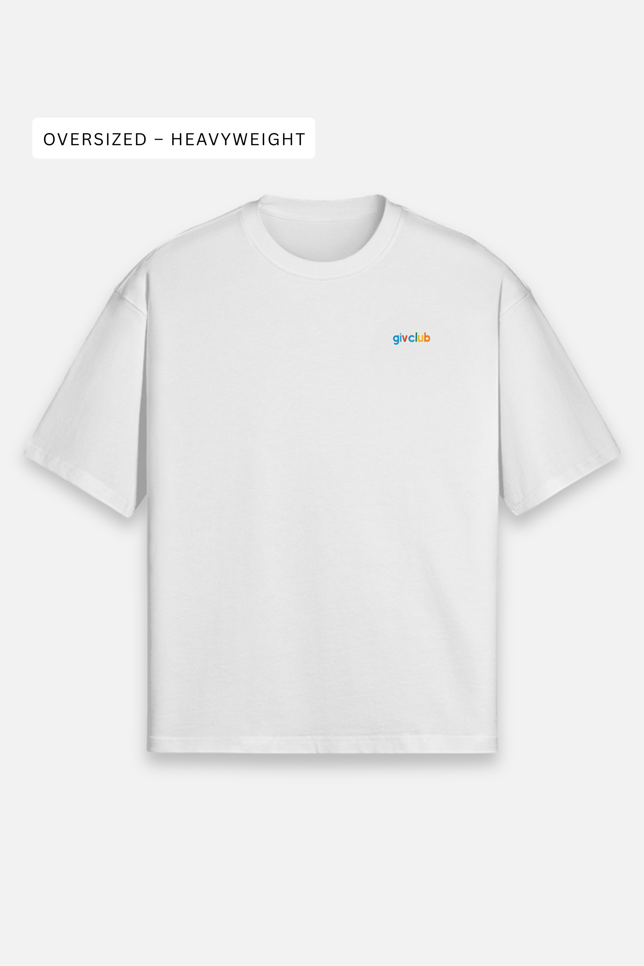 Went Vegan For Love – Oversize Heavyweight T-Shirt