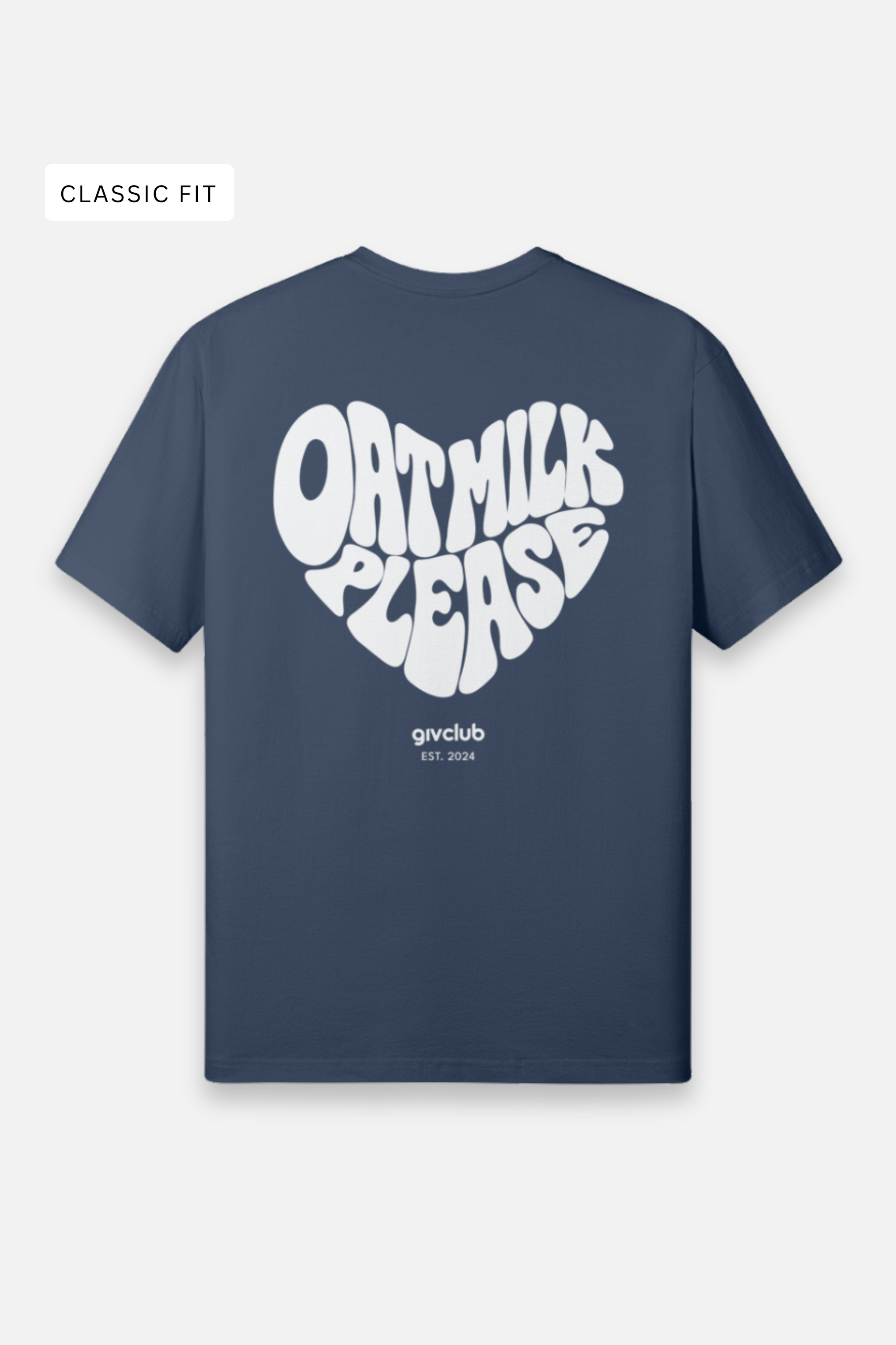 OatMilkPlease 180GSM Unisex Classic Fit Crew Neck T-shirt