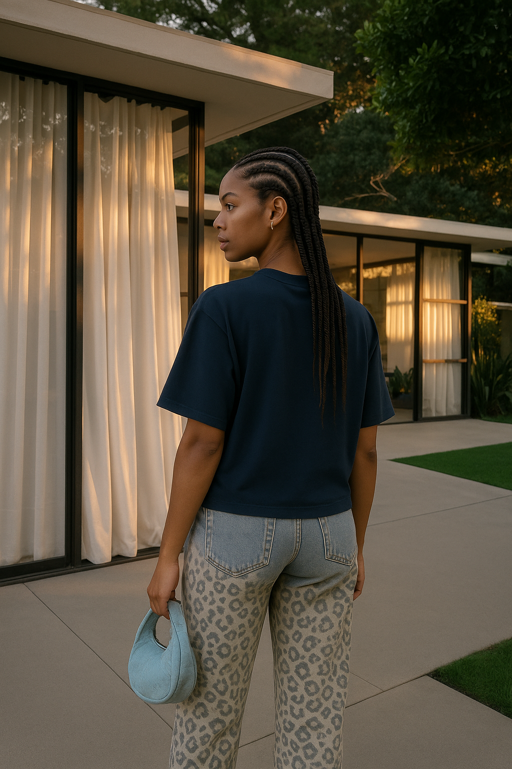 Oat Milk Please - Petite-Length Organic T-Shirt