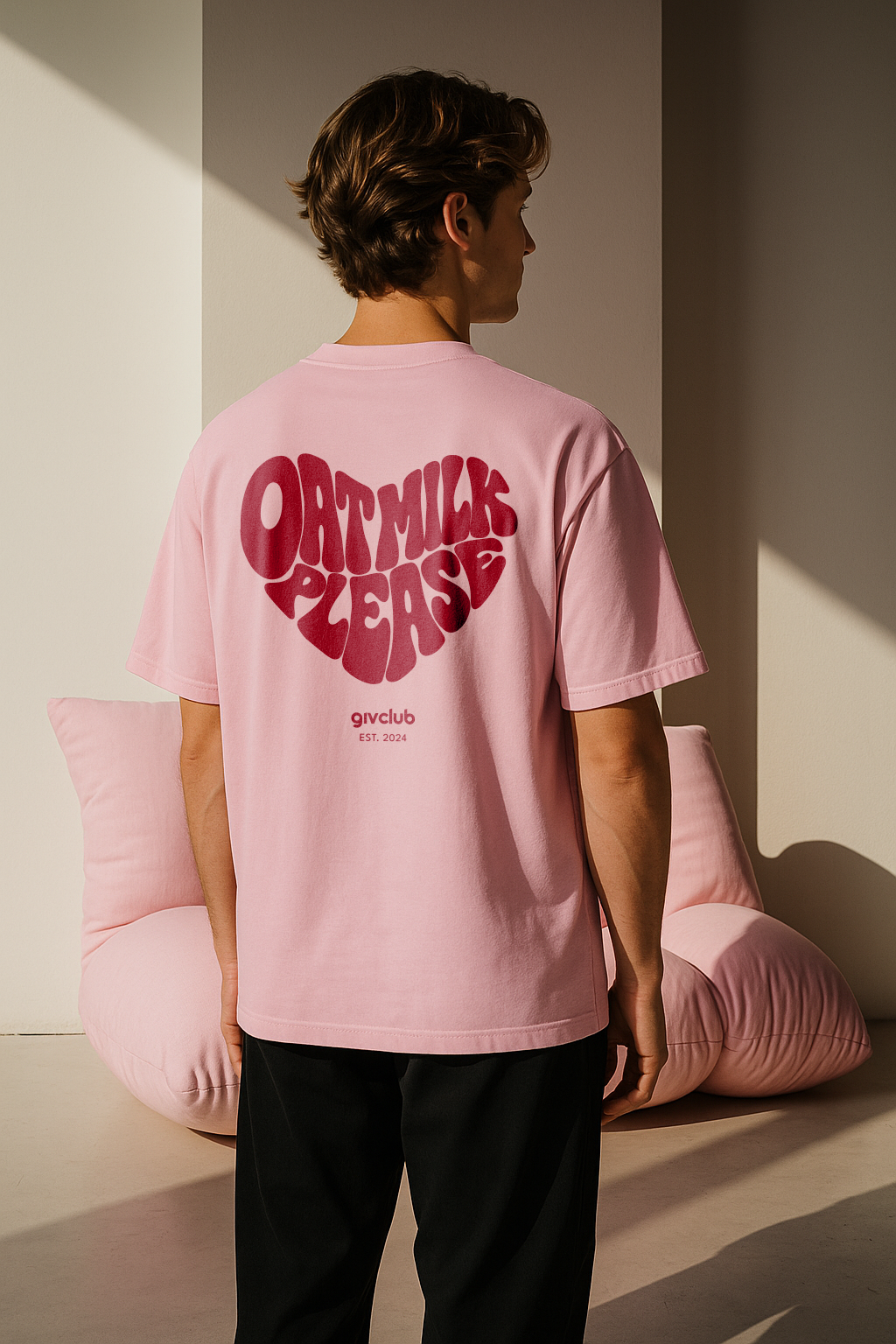 Oat Milk Please – Oversize Heavyweight T-Shirt