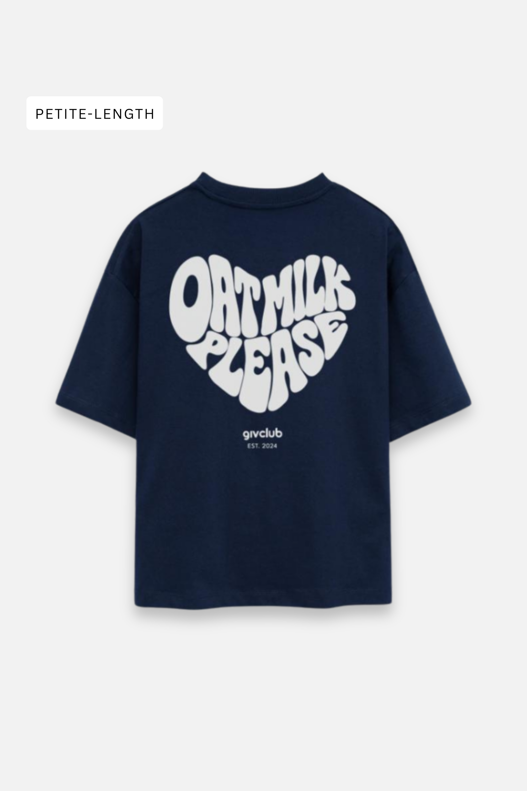 Oat Milk Please - Petite-Length Organic T-Shirt