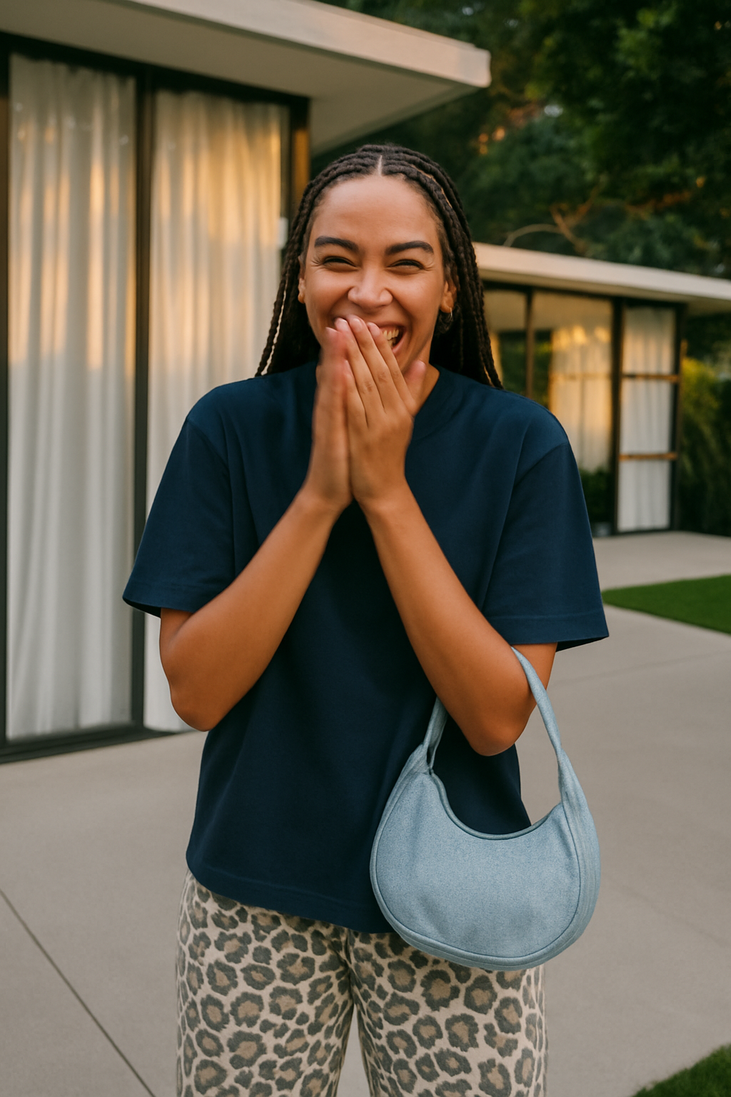 Oat Milk Please - Petite-Length Organic T-Shirt