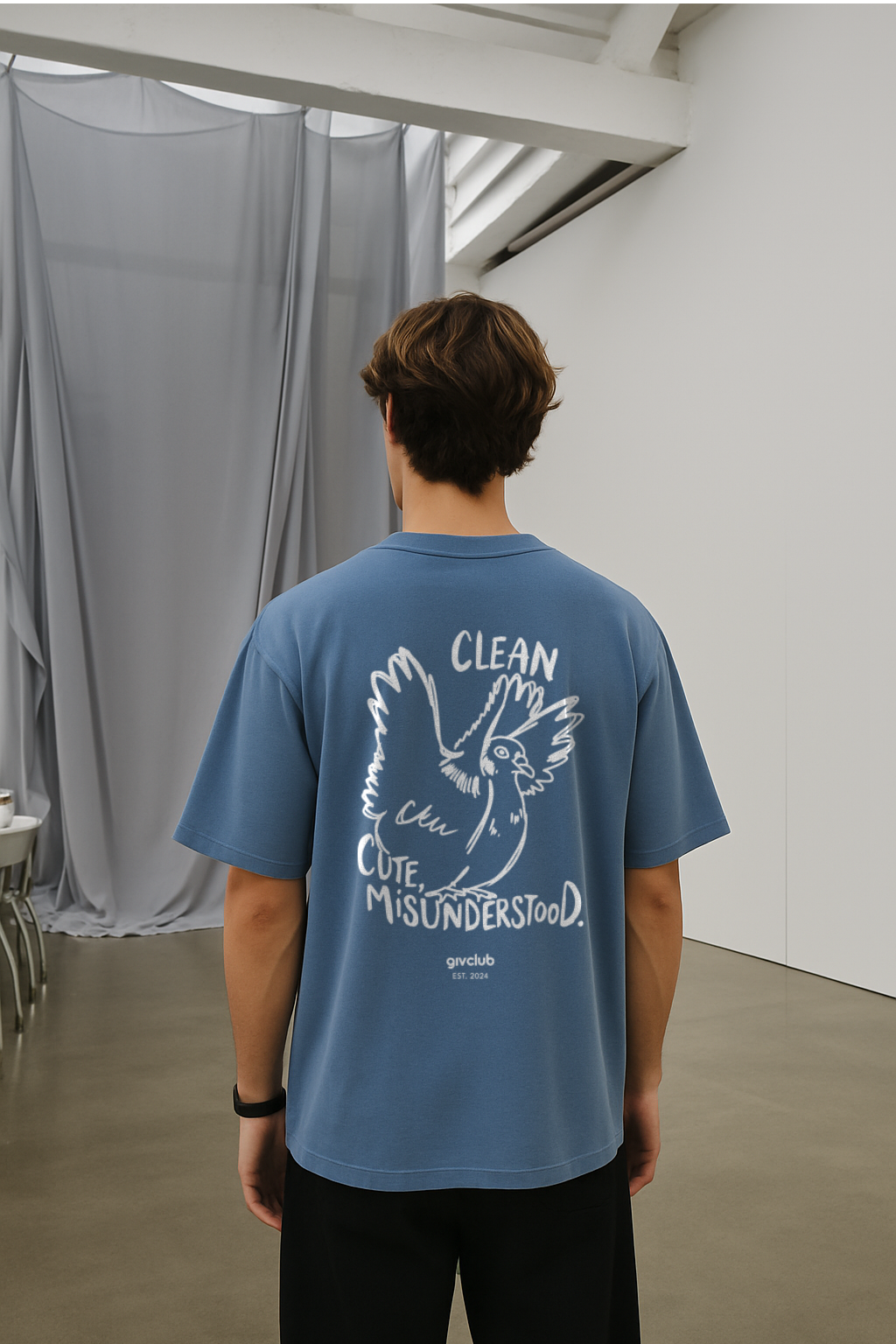 Pigeon – Oversize Heavyweight T-Shirt