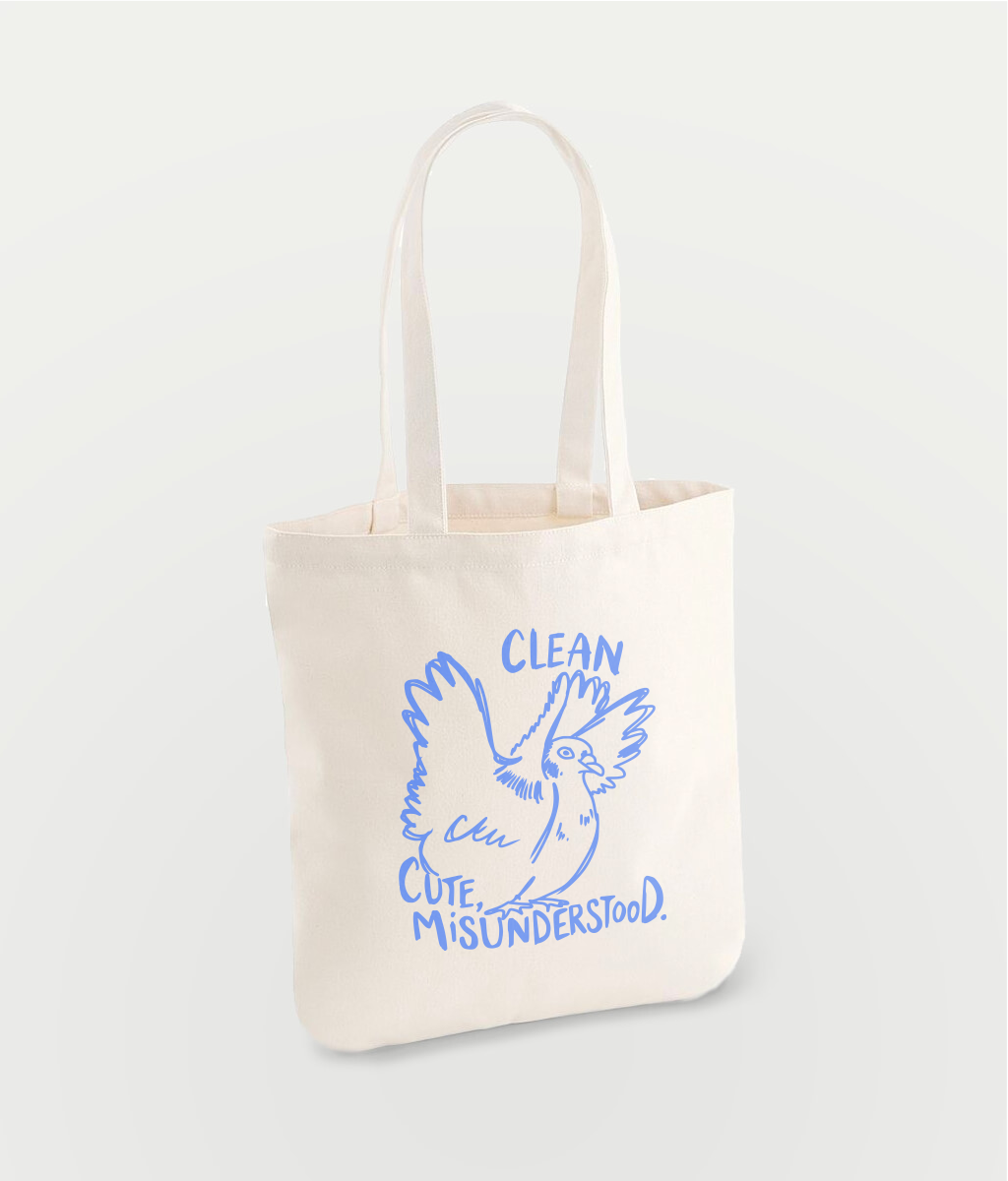 Pigeon - Organic Heavyweight Tote Bag